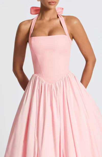 EVANA MIDI DRESS – BLUSH