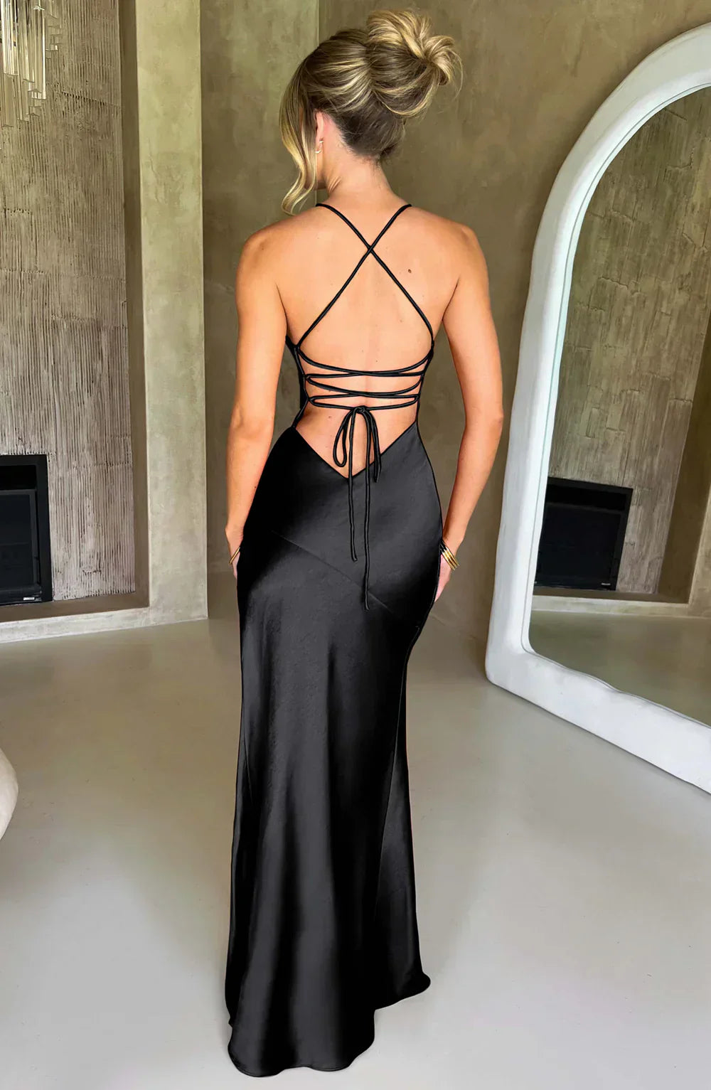 LANA MAXI DRESS – Black