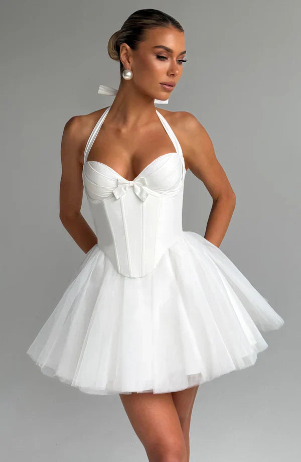 SERAPHINA MINI DRESS – IVORY