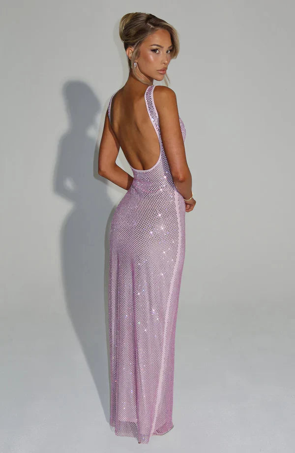 ATHENA MAXI DRESS - PINK