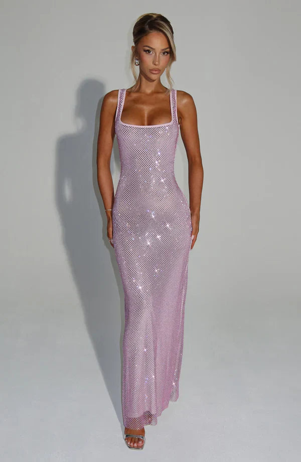 ATHENA MAXI DRESS - PINK