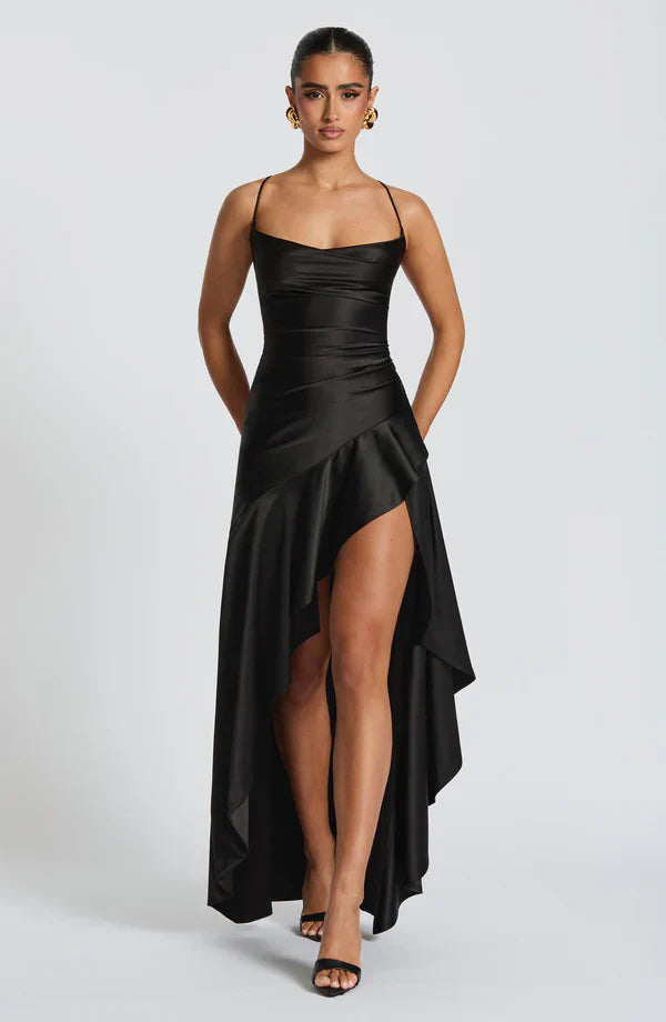 ISLA MAXI DRESS – BLACK